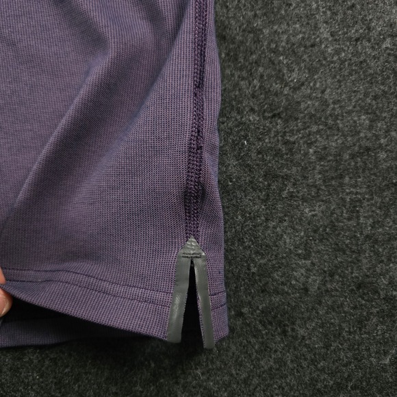 Rhone Men's Purple Delta Pique Performance Polo Golf Shirt Short Sleeve Size L - Picture 11 of 12